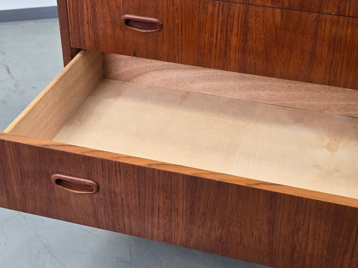 ROYAL BOARD Teak Sekretär Mid Century Rollschreibtisch Kommode 60s