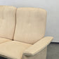 LAAUSER SOFA Vintage Sessel Samt Mid-Century 70er 80er Zweisitzer Beige Design