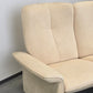 LAAUSER SOFA Vintage Sessel Samt Mid-Century 70er 80er Zweisitzer Beige Design
