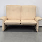 LAAUSER SOFA Vintage Sessel Samt Mid-Century 70er 80er Zweisitzer Beige Design