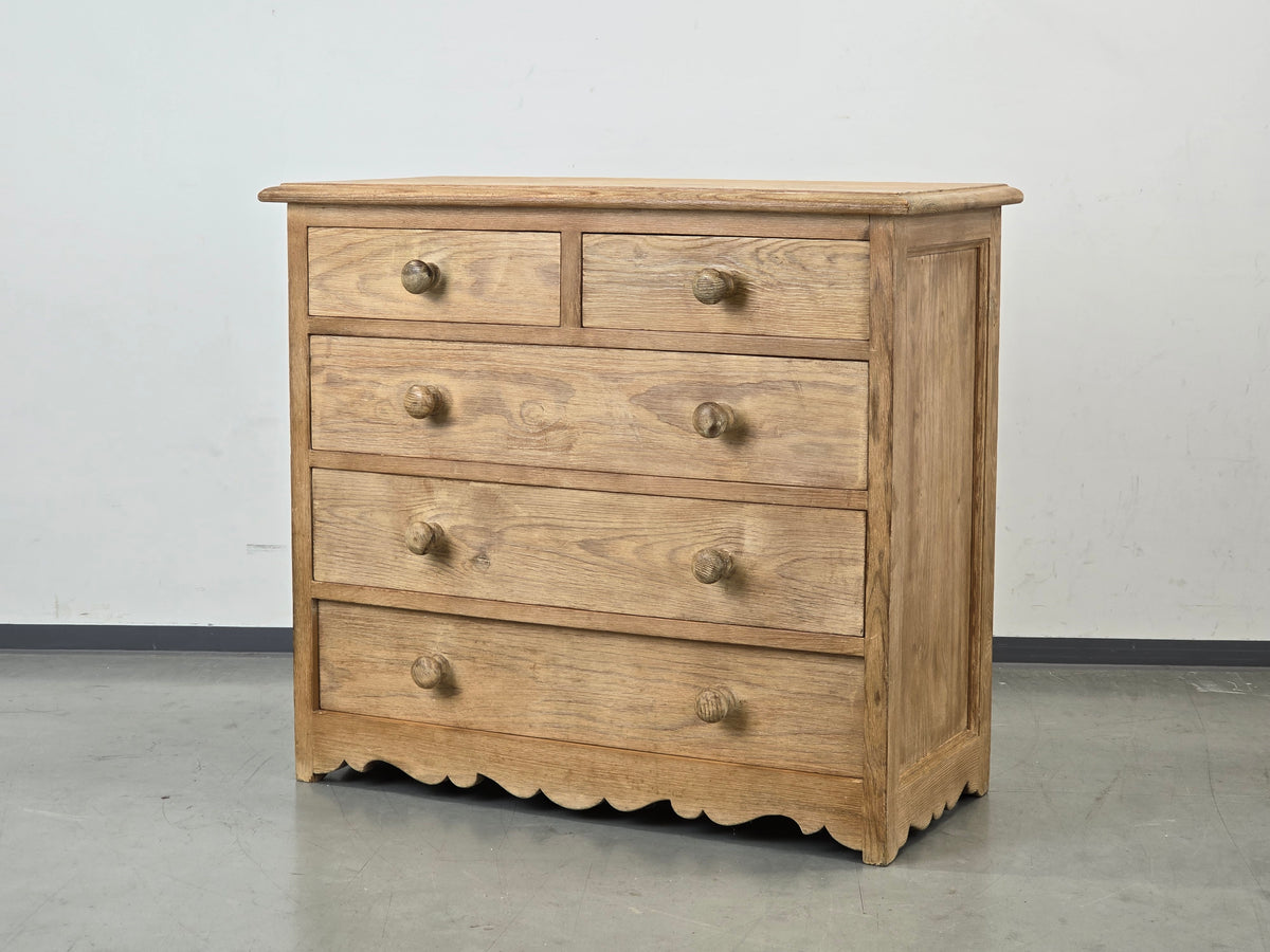 MASSIVHOLZ KOMMODE Landhaus Holz Vintage Retro Shabby Antik Schubladen