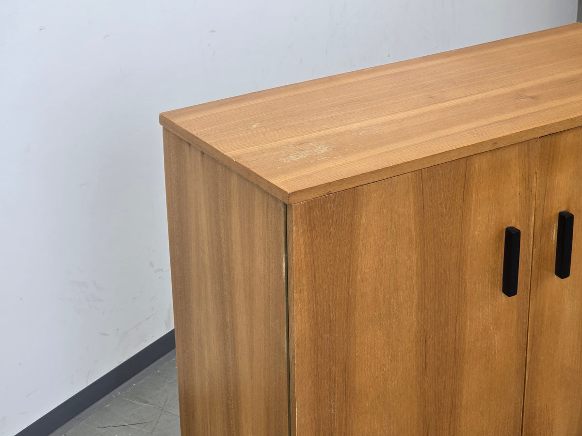 MID CENTURY SCHUHKOMMODE Holz Vintage Sideboard Kommode Flur