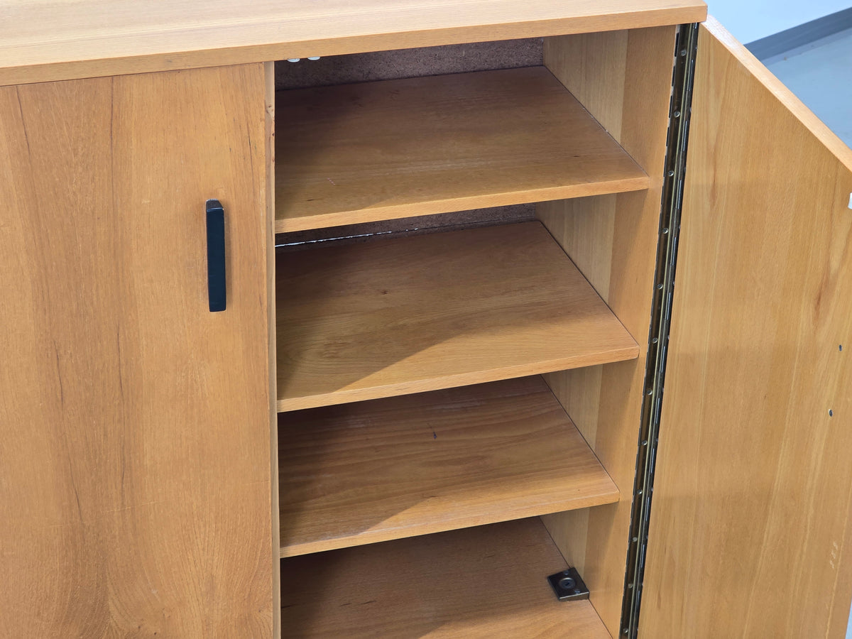 MID CENTURY SCHUHKOMMODE Holz Vintage Sideboard Kommode Flur