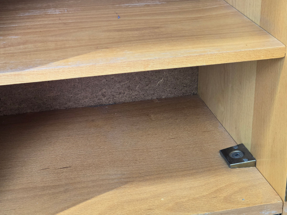 MID CENTURY SCHUHKOMMODE Holz Vintage Sideboard Kommode Flur