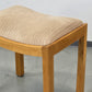 HOCKER VINTAGE Mid Century Stuhl Holz Polster Rest 60s 70s