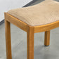 HOCKER VINTAGE Mid Century Stuhl Holz Polster Rest 60s 70s