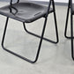 VINTAGE KLAPPSTUHL Stuhl Schwarz Space Age Mid Century Retro 70er 80er