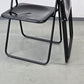 VINTAGE KLAPPSTUHL Stuhl Schwarz Space Age Mid Century Retro 70er 80er