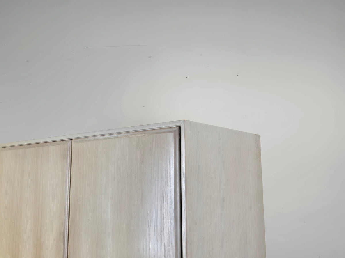 KLEINDSCHRANK MID-CENTURY Vintage Fuvetta Esche Hell Holz Schrank