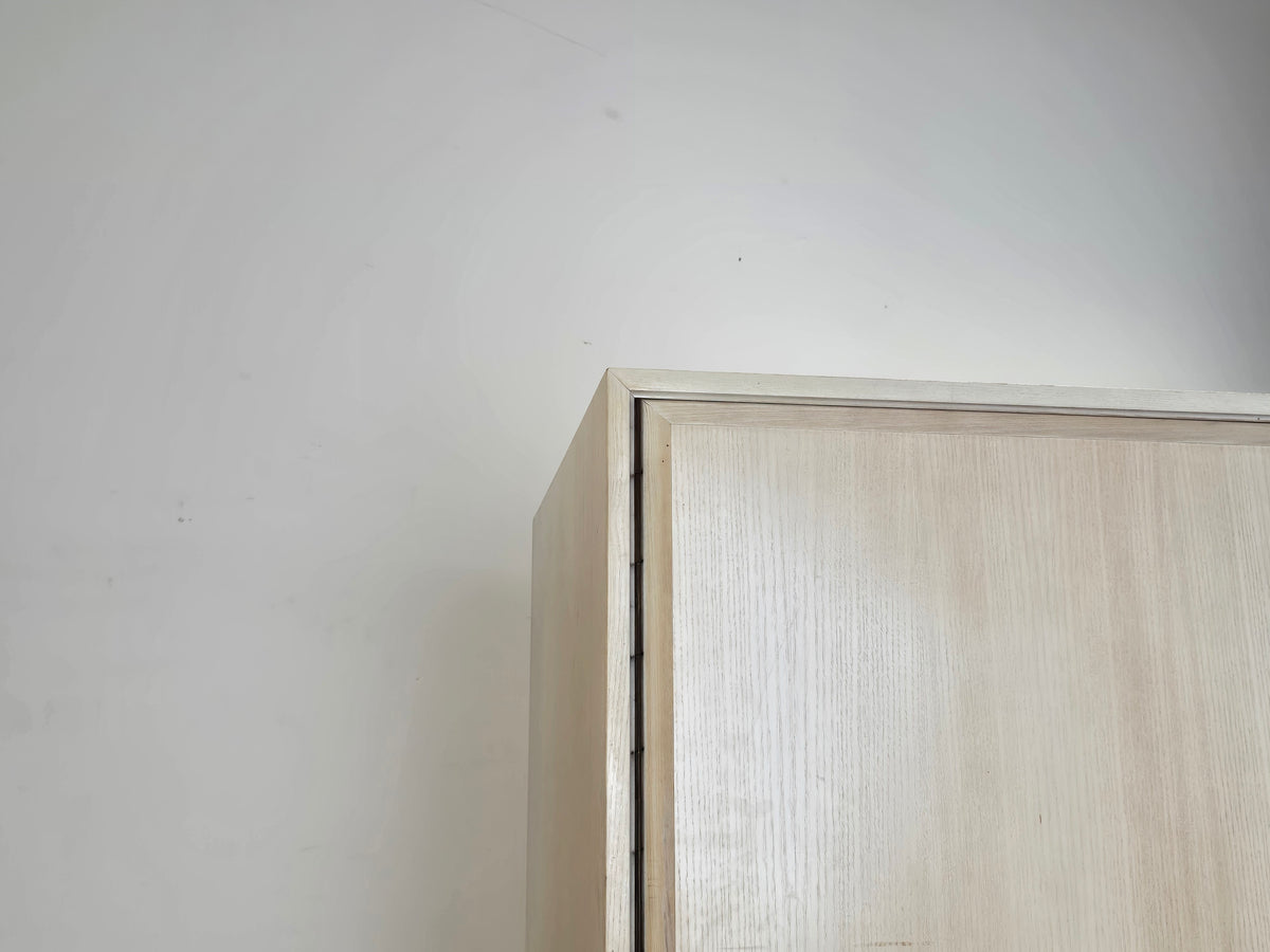 KLEINDSCHRANK MID-CENTURY Vintage Fuvetta Esche Hell Holz Schrank