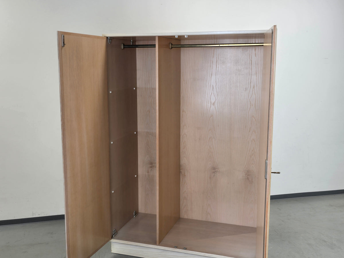 KLEINDSCHRANK MID-CENTURY Vintage Fuvetta Esche Hell Holz Schrank