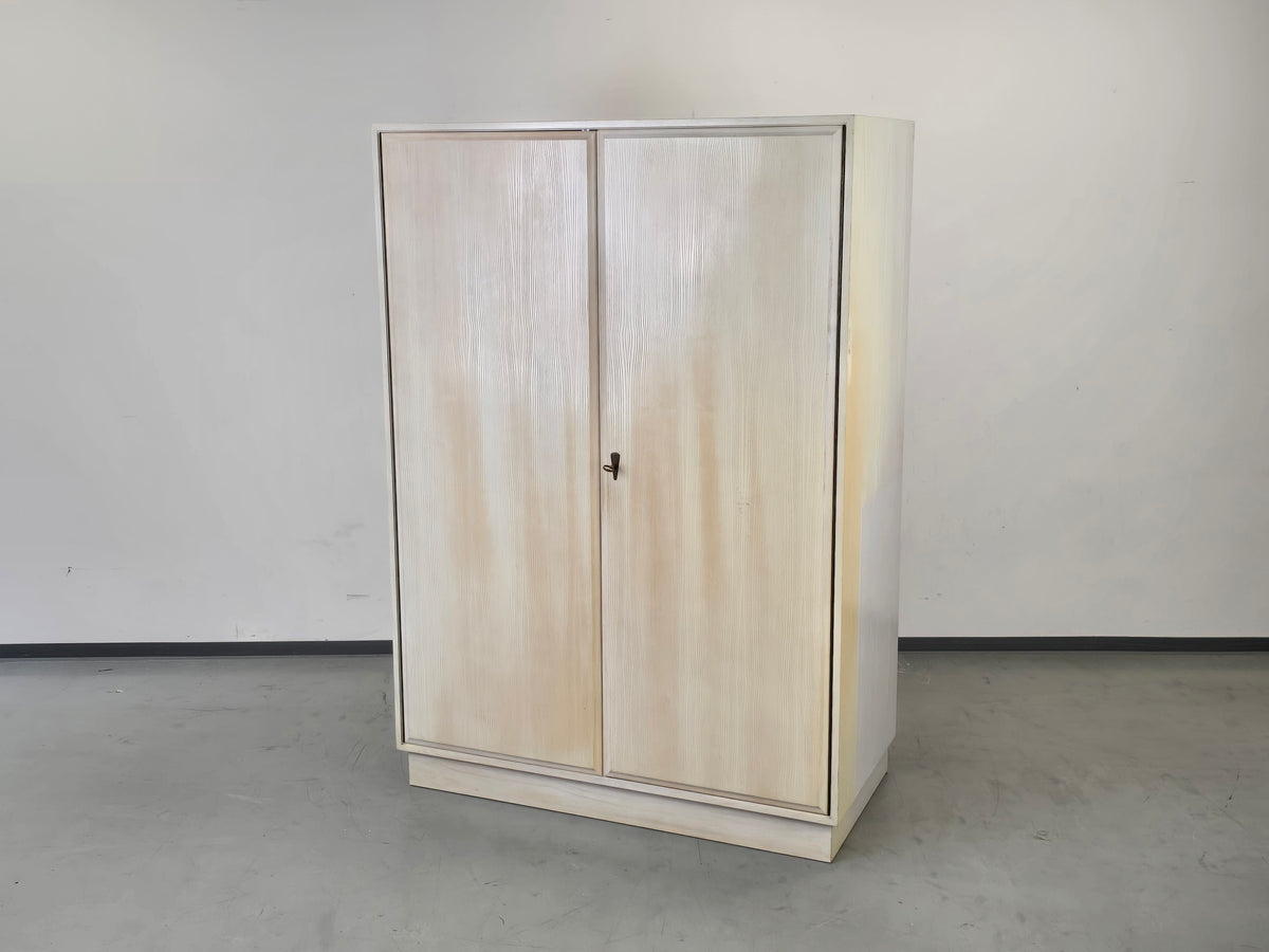 KLEINDSCHRANK MID-CENTURY Vintage Fuvetta Esche Hell Holz Schrank Dänisch 50s 60s