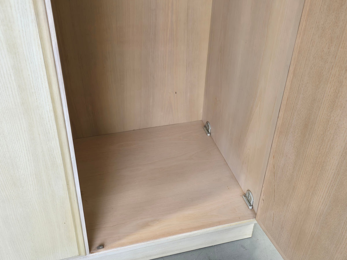 KLEINDSCHRANK MID-CENTURY Vintage Fuvetta Esche Hell Holz Schrank Dänisch 50s 60s