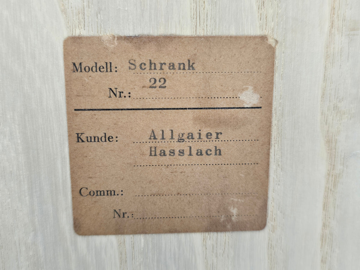 KLEINDSCHRANK MID-CENTURY Vintage Fuvetta Esche Hell Holz Schrank Dänisch 50s 60s