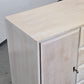 VINTAGE SIDEBOARD Kommode Holz Weiß Mid Century Eiche Anrichte