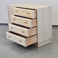 VINTAGE SIDEBOARD Kommode Holz Weiß Mid Century Eiche Anrichte
