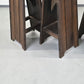 BARHOCKER VINTAGE Brutalismus Leder Holz Hocker Barstuhl Design Stuhl