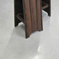 BARHOCKER VINTAGE Brutalismus Leder Holz Hocker Barstuhl Design Stuhl