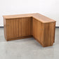 MID CENTURY Eckschrank Nussbaum Sideboard Vintage Credenza Anrichte 60s