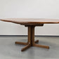EICHE ESSTISCH Ausziehtisch Mid Century Vintage 70er Säulenfuß Oval
