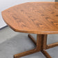 EICHE ESSTISCH Ausziehtisch Mid Century Vintage 70er Säulenfuß Oval