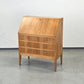 HÄKLI SEKRETÄR Birke Teak Vintage Mid Century Kommode Schreibtisch