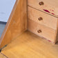 HÄKLI SEKRETÄR Birke Teak Vintage Mid Century Kommode Schreibtisch