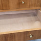 HÄKLI SEKRETÄR Birke Teak Vintage Mid Century Kommode Schreibtisch
