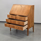 HÄKLI SEKRETÄR Birke Teak Vintage Mid Century Kommode Schreibtisch