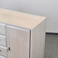 VINTAGE SIDEBOARD Kommode Holz Weiß Mid Century Eiche Anrichte