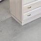 VINTAGE SIDEBOARD Kommode Holz Weiß Mid Century Eiche Anrichte