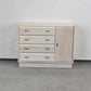 VINTAGE SIDEBOARD Kommode Holz Weiß Mid Century Eiche Anrichte