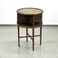 JUGENDSTIL RAUCHTISCH Eiche Messing Beistelltisch Antik Couchtisch Beistelltisch