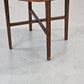 JUGENDSTIL RAUCHTISCH Eiche Messing Beistelltisch Antik Couchtisch Beistelltisch