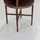 JUGENDSTIL RAUCHTISCH Eiche Messing Beistelltisch Antik Couchtisch Beistelltisch