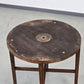 JUGENDSTIL RAUCHTISCH Eiche Messing Beistelltisch Antik Couchtisch Beistelltisch
