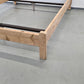 VOGLAUER BETT Eiche Massivholz Landhaus Doppelbett 160x200 Vintage Bauernbett