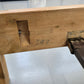 VOGLAUER BETT Eiche Massivholz Landhaus Doppelbett 160x200 Vintage Bauernbett