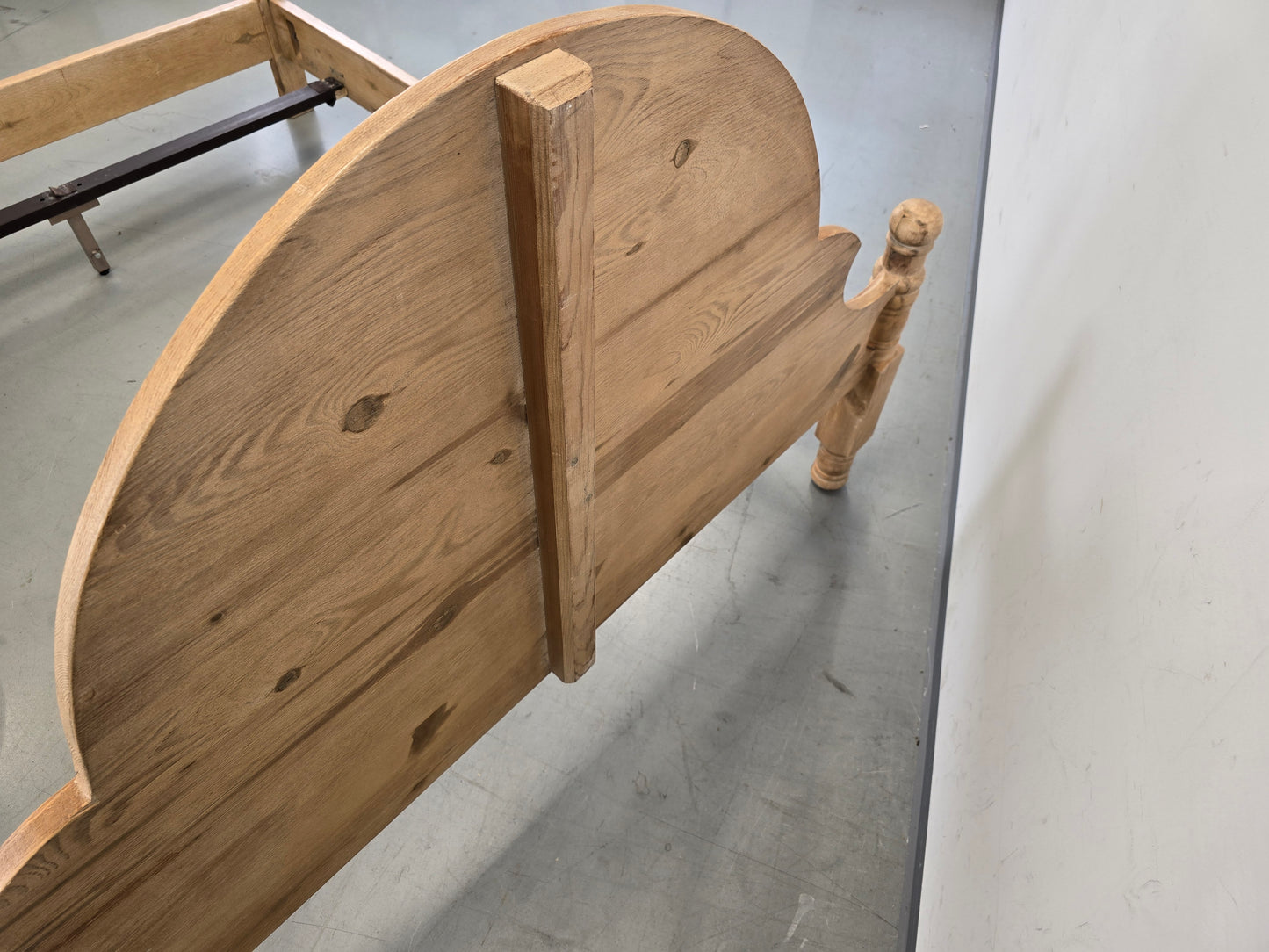 VOGLAUER BETT Eiche Massivholz Landhaus Doppelbett 160x200 Vintage Bauernbett