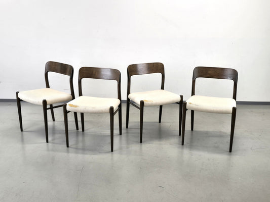 NIELS MØLLER Stuhl Modell 75 J.L. Möller Dänisch Vintage 50s 60s vintage