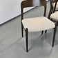 NIELS MØLLER Stuhl Modell 75 J.L. Möller Dänisch Vintage 50s 60s vintage