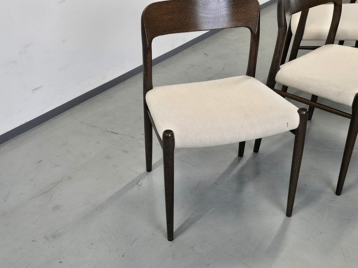 NIELS MØLLER Stuhl Modell 75 J.L. Möller Dänisch Vintage 50s 60s vintage