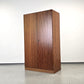 VINTAGE KLEIDERSCHRANK Mid Century Schrank Teak Holz Mahagoni Retro 60er 70er