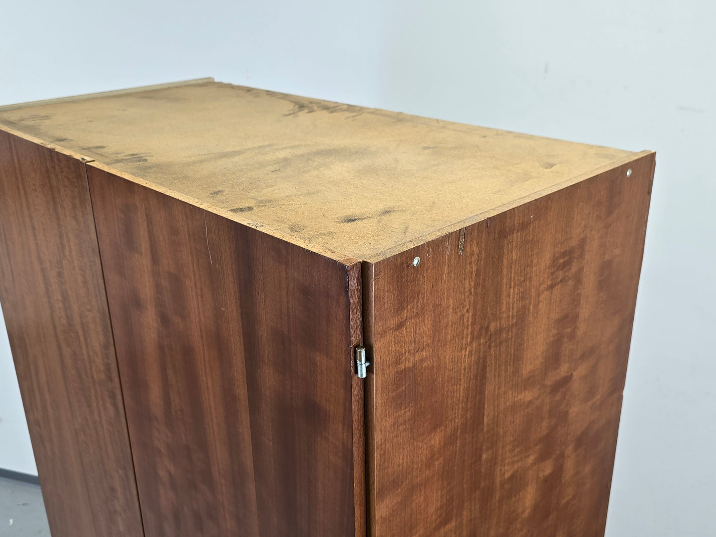 VINTAGE KLEIDERSCHRANK Mid Century Schrank Teak Holz Mahagoni Retro 60er 70er