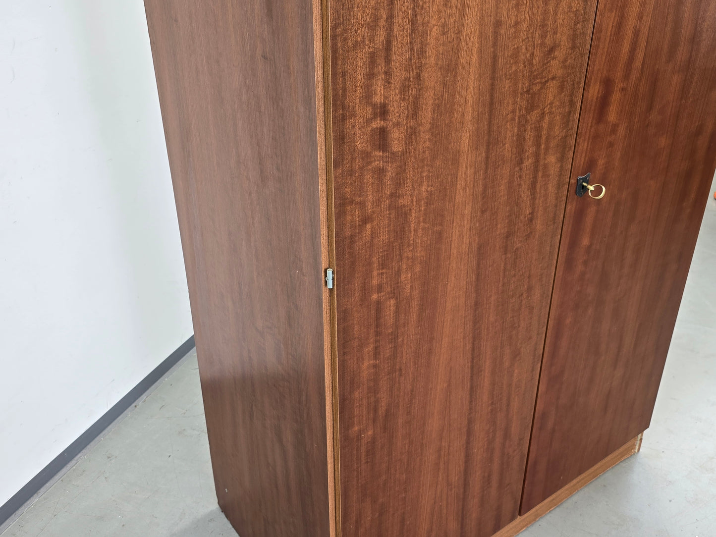 VINTAGE KLEIDERSCHRANK Mid Century Schrank Teak Holz Mahagoni Retro 60er 70er