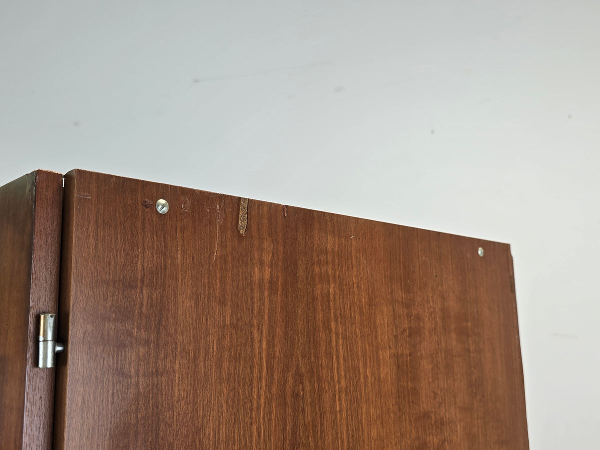 VINTAGE KLEIDERSCHRANK Mid Century Schrank Teak Holz Mahagoni Retro 60er 70er