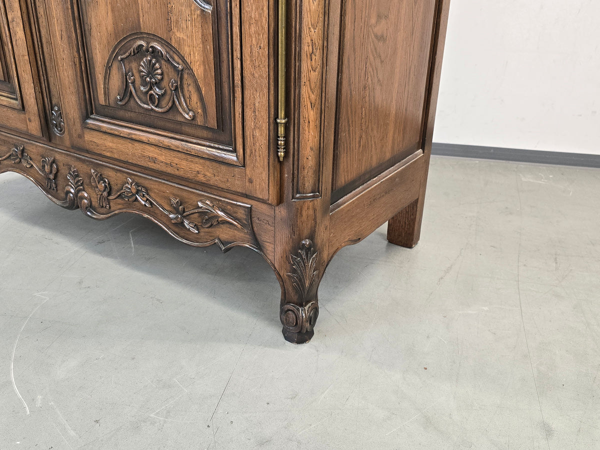 ARMOIRE SCHRANK Eiche Massiv Antik Stil Barock Louis XV Jean Aick
