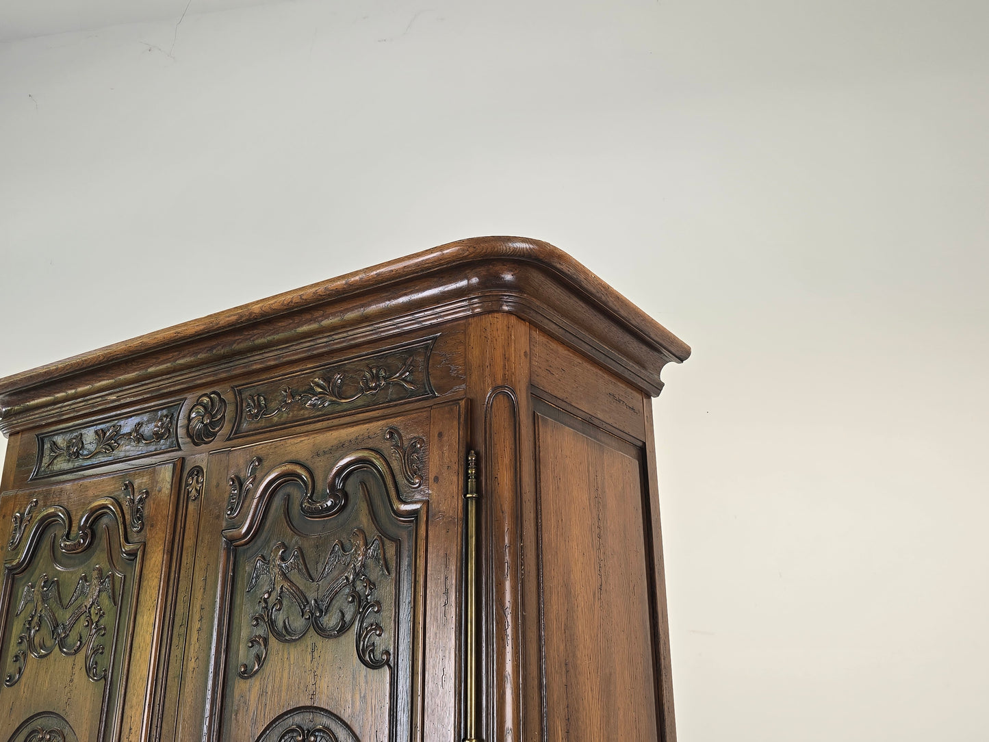 ARMOIRE SCHRANK Eiche Massiv Antik Stil Barock Louis XV Jean Aick