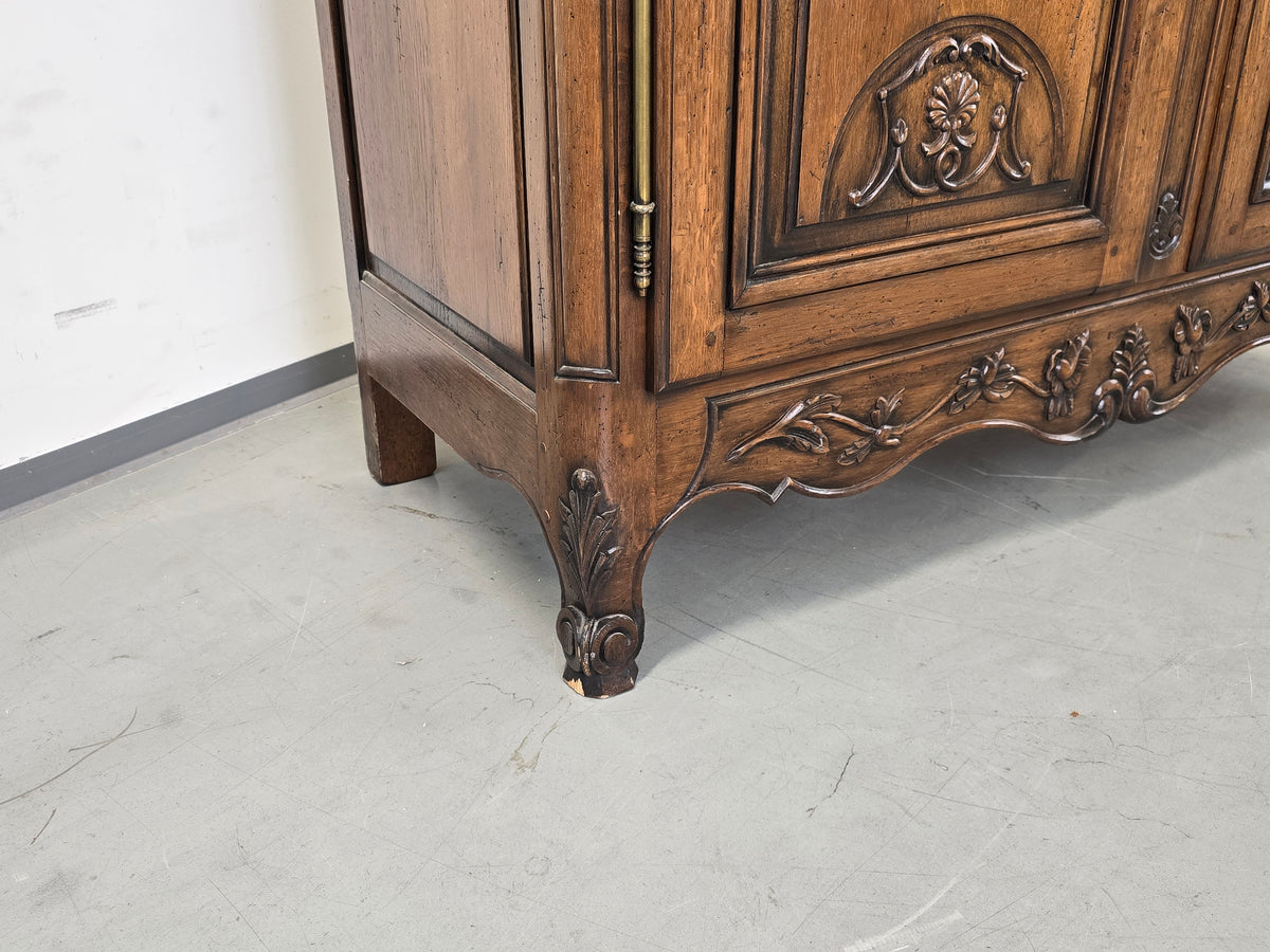 ARMOIRE SCHRANK Eiche Massiv Antik Stil Barock Louis XV Jean Aick