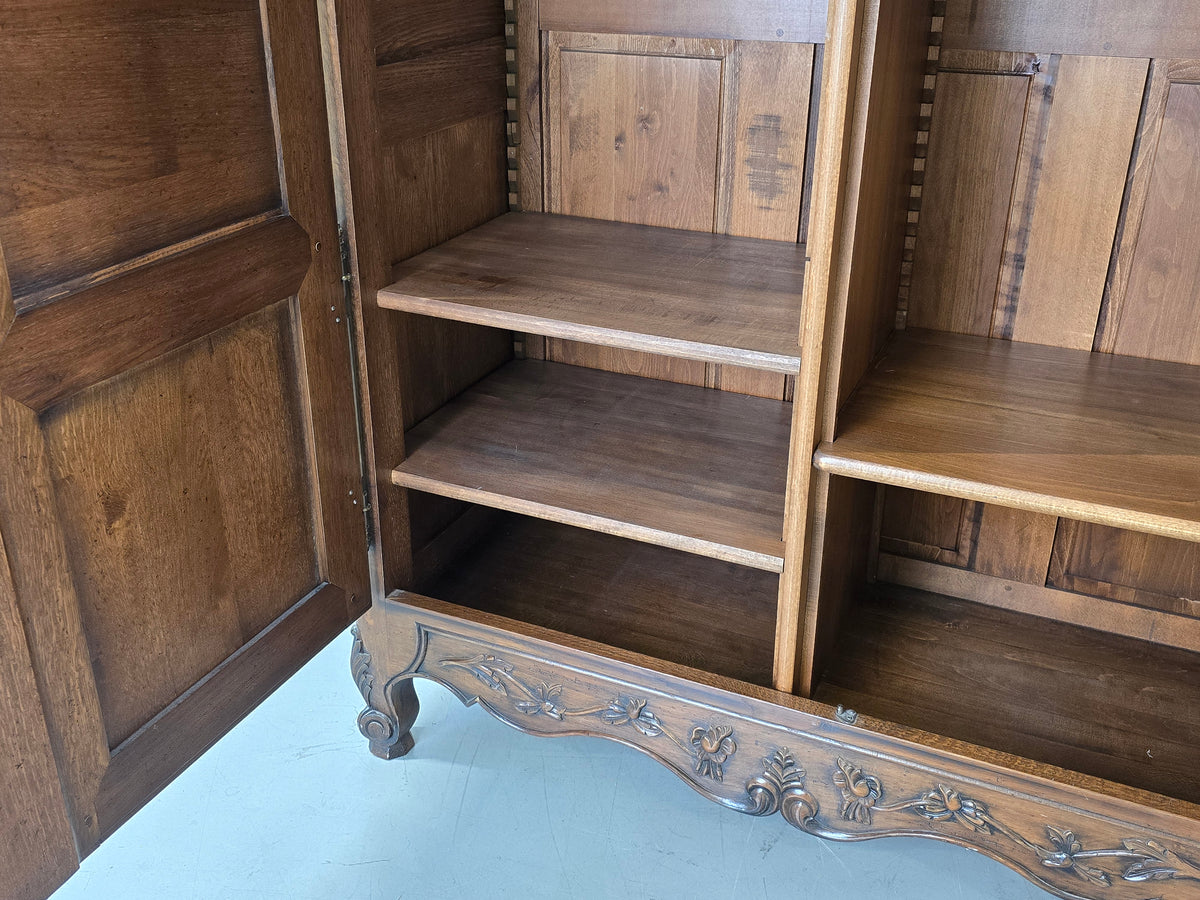 ARMOIRE SCHRANK Eiche Massiv Antik Stil Barock Louis XV Jean Aick